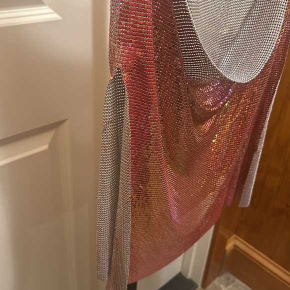 REVOLVE 8 Other Reasons Chainmail Mini Dress in Multi ONE SIZE FITS MOST NEW - Picture 11 of 15